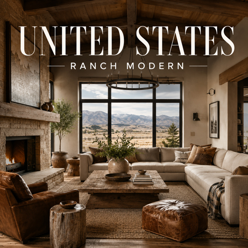 Ranch Modern — United States interior design theme