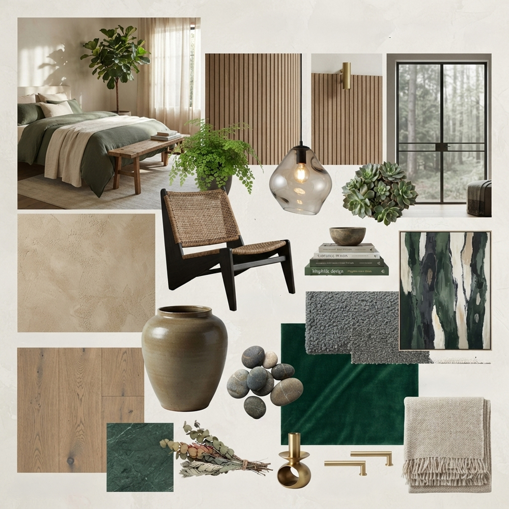 Forest Sanctuary interior design theme — Wellness