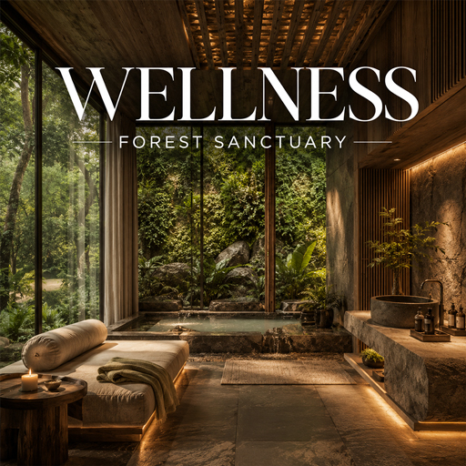 Forest Sanctuary — Wellness interior design theme