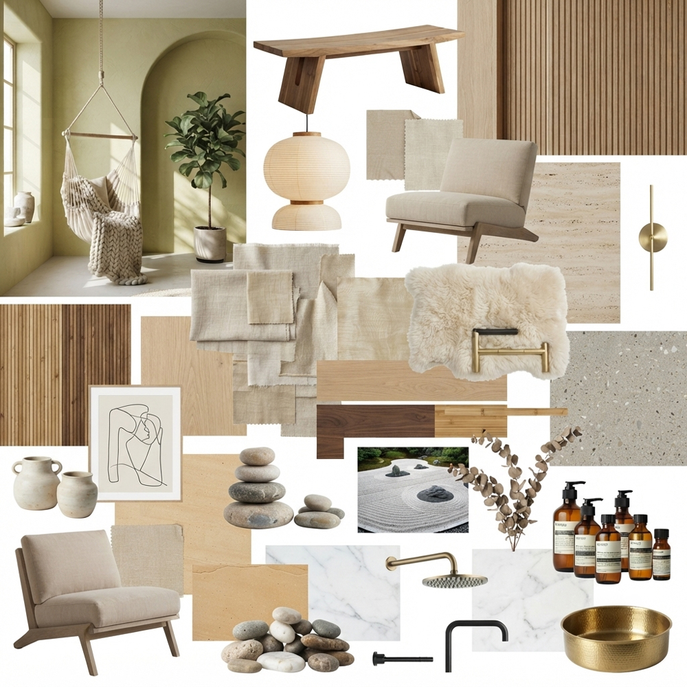 Spa Retreat interior design theme — Wellness