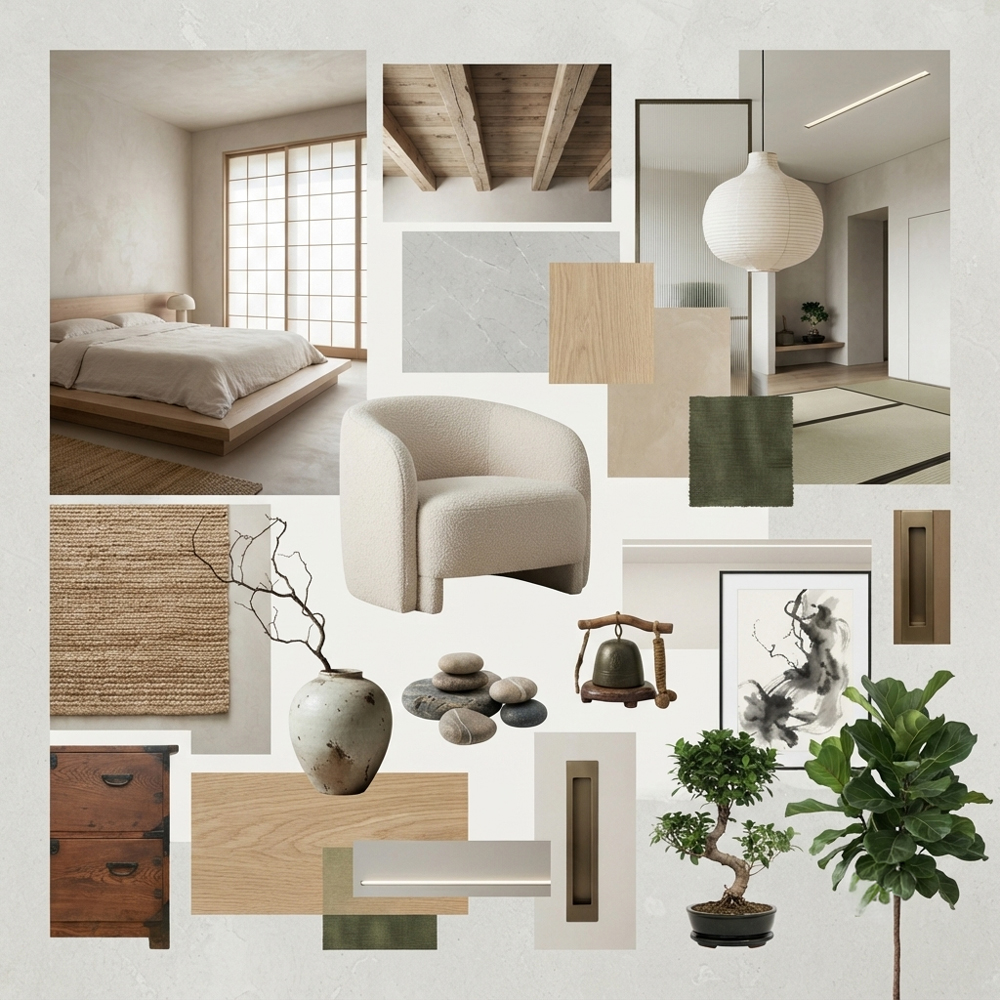 Zen Sanctuary interior design theme — Wellness