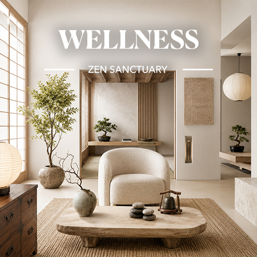 Zen Sanctuary — Wellness interior design theme